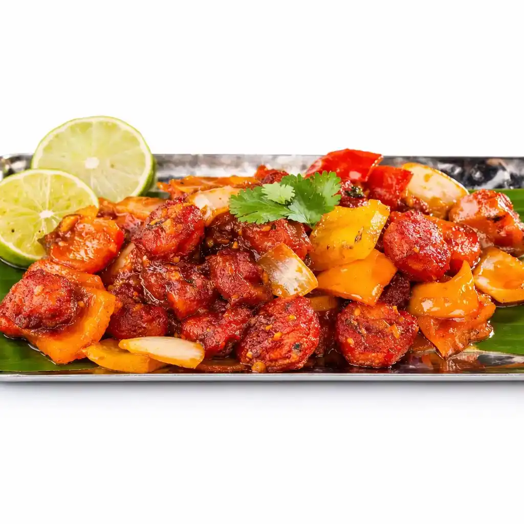 Shrimp Manchurian at Naga's South Indian Cuisine 